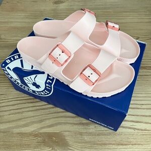 Birkenstock Arizona Stealth Buckle, Light Rose
